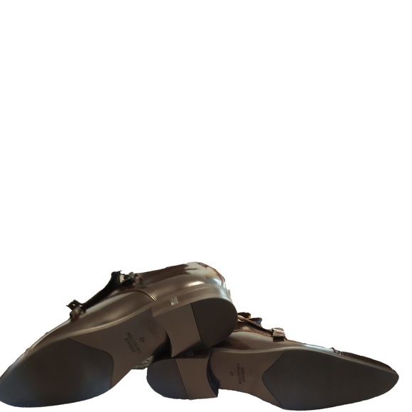 Men\'s Versace Collection Double Monk Strap Dress Shoes Brown EU 43 NWOT main image 4